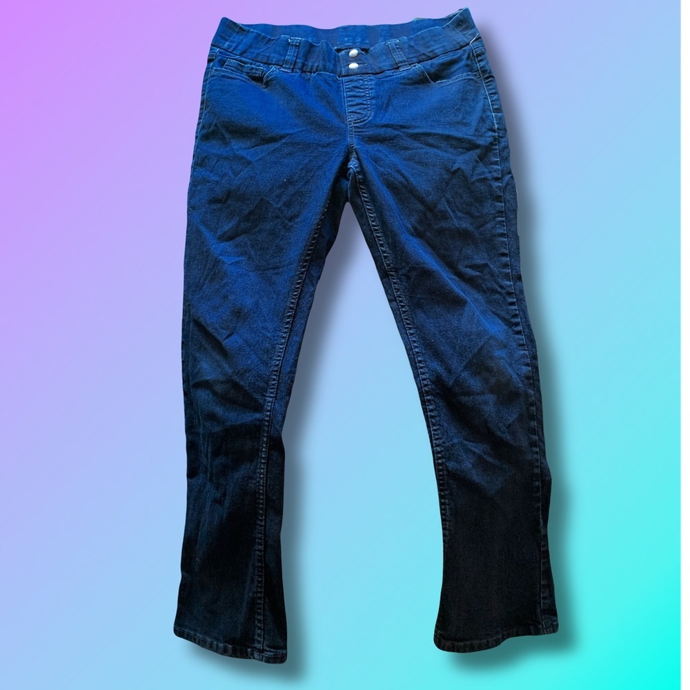 Classic Blue Women's Jeans pull‎ on stretch